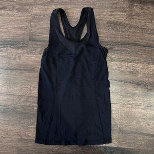 Black lululemon racerback tank top